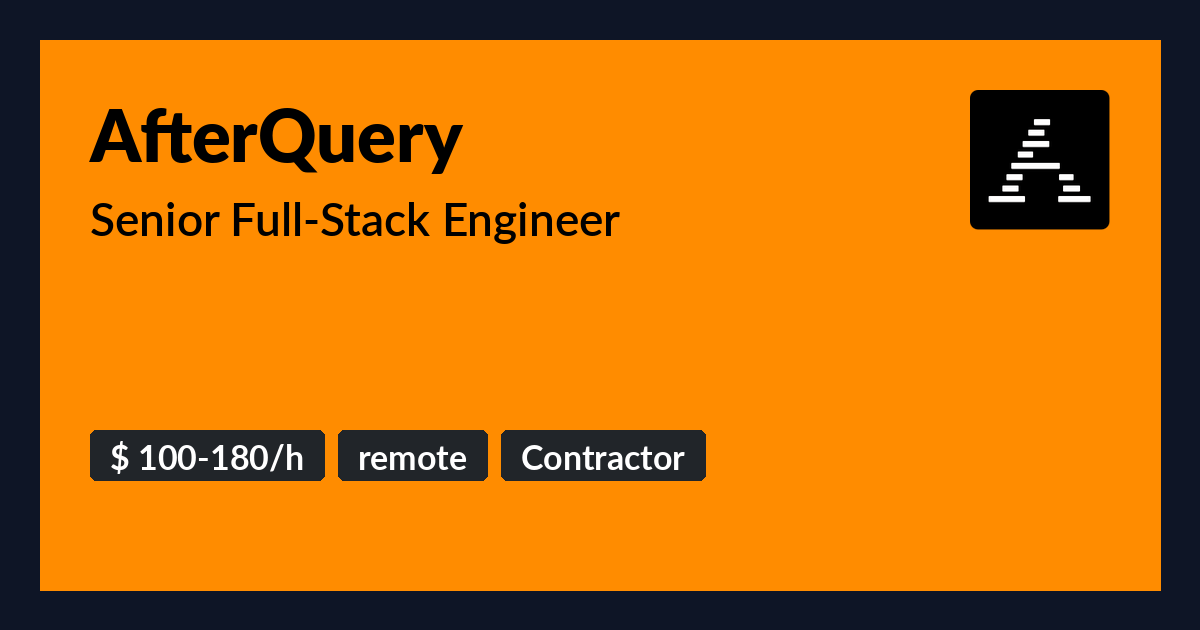 Css Stack Images Examples Senior Full-Stack Engineer at AfterQuery - Benture